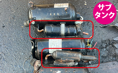 黒モーター コンプレッサー